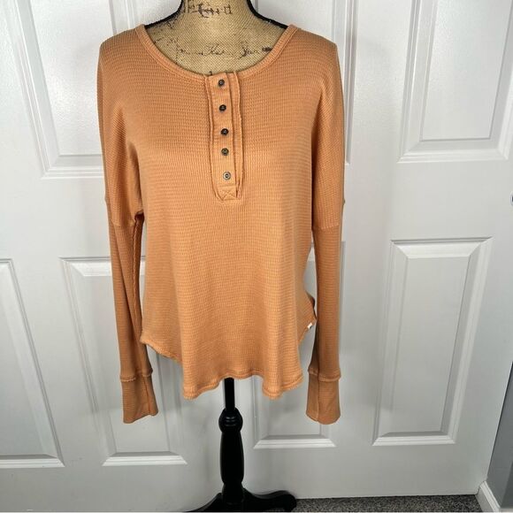 Sz M Billabong New Anyday Henley Top NWOT $56 MSRP - Picture 3 of 13